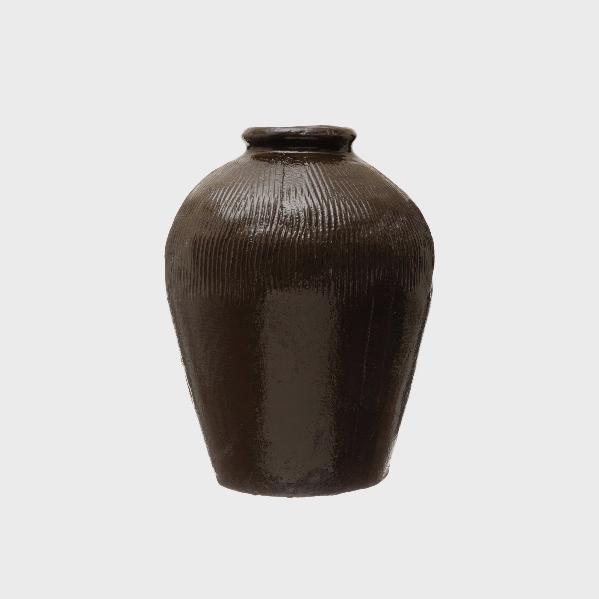 Found Textured Clay Jar - Annie & Flora