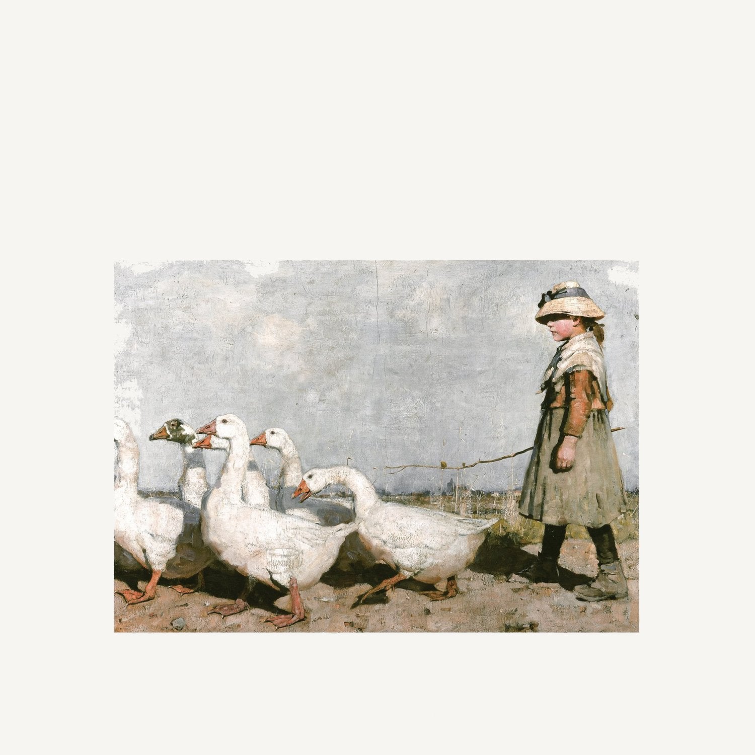 Herding the Geese - Annie & Flora