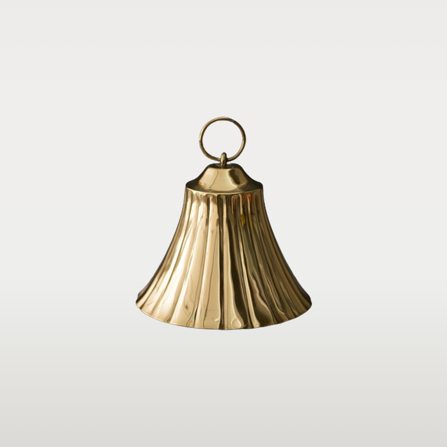 Scalloped Brass Bell - Annie & Flora