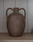 Terra-cotta Vase with Handles - Annie & Flora
